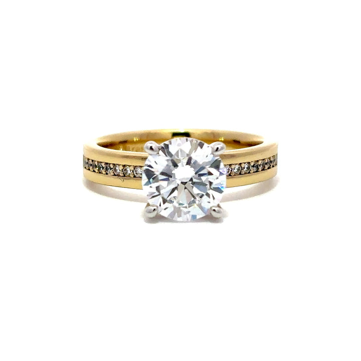 Wide Band Ring - Channel Setting #13282