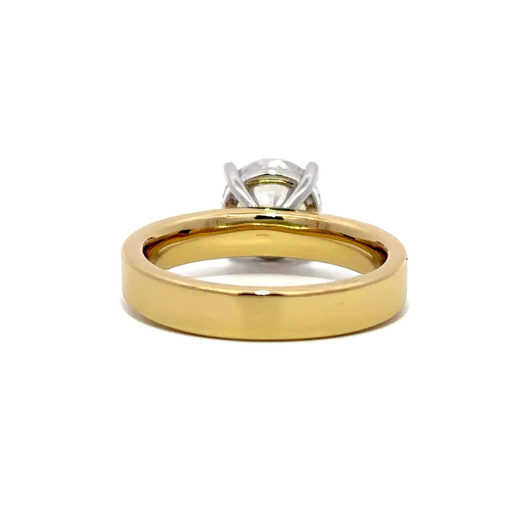 Wide Band Ring - Channel Setting #13282