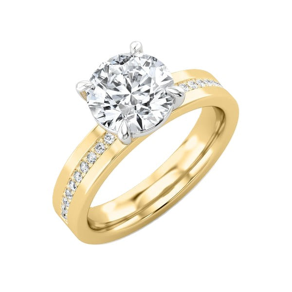 Wide Band Ring - Channel Setting #13282