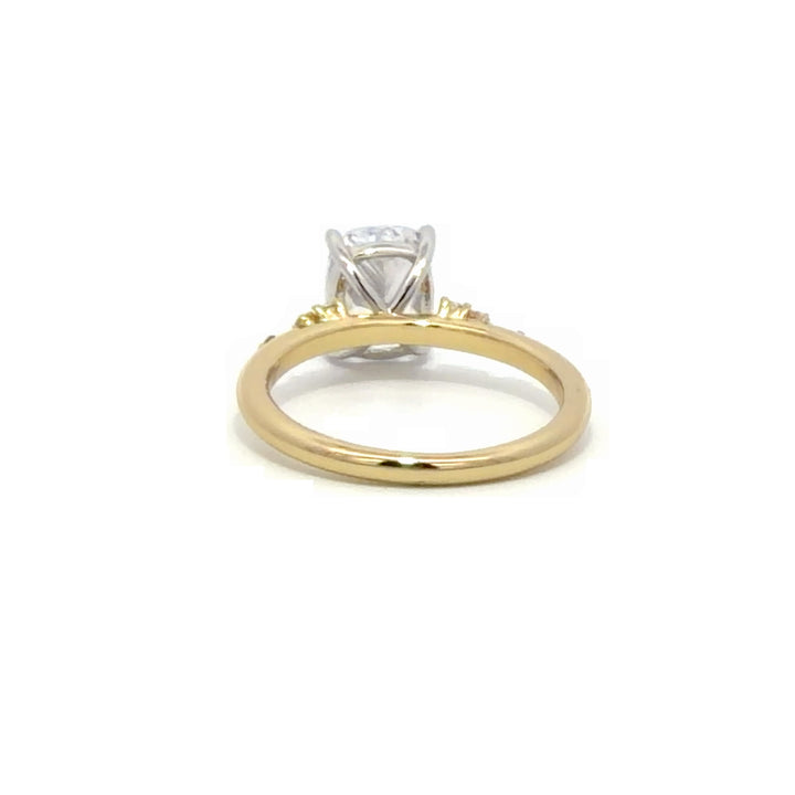 Pavé Ring - Floral Band Setting #13283 - Vena Nova | Calgary