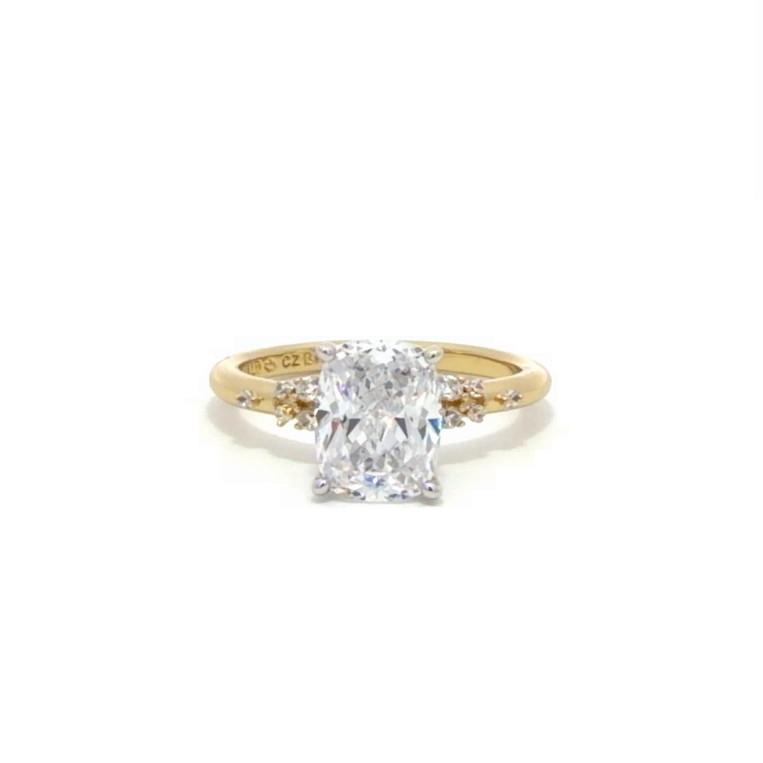 Pavé Ring - Floral Band Setting #13283 - Vena Nova | Calgary