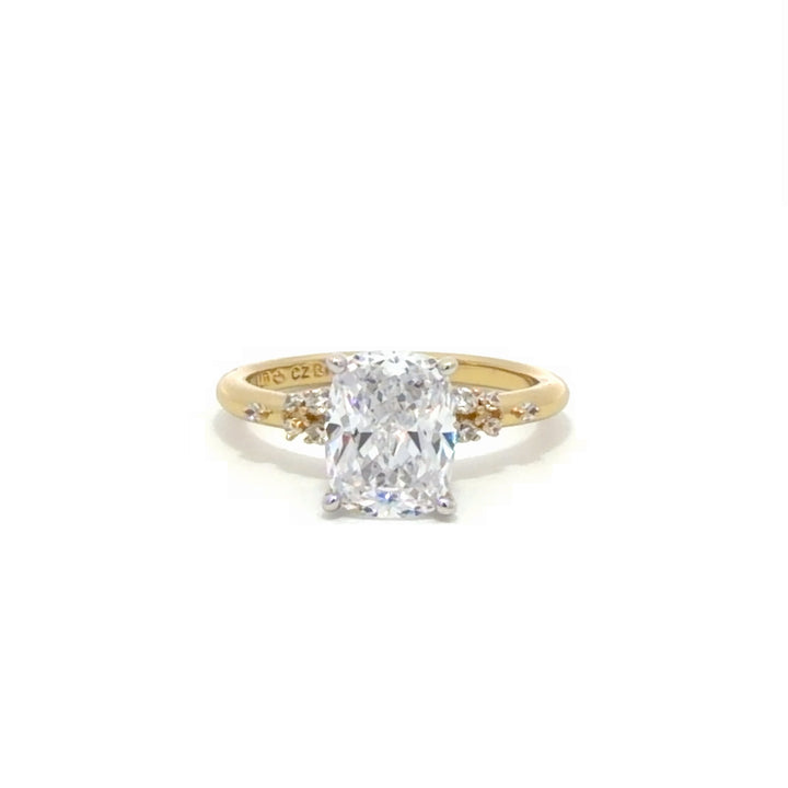 Pavé Ring - Floral Band Setting #13283 - Vena Nova | Calgary