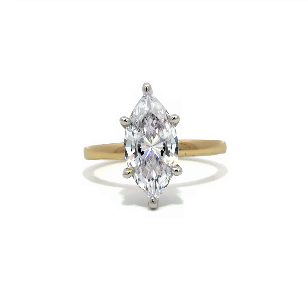 Solitaire Ring - Six Prong Claw Setting #13286 - Vena Nova | Calgary