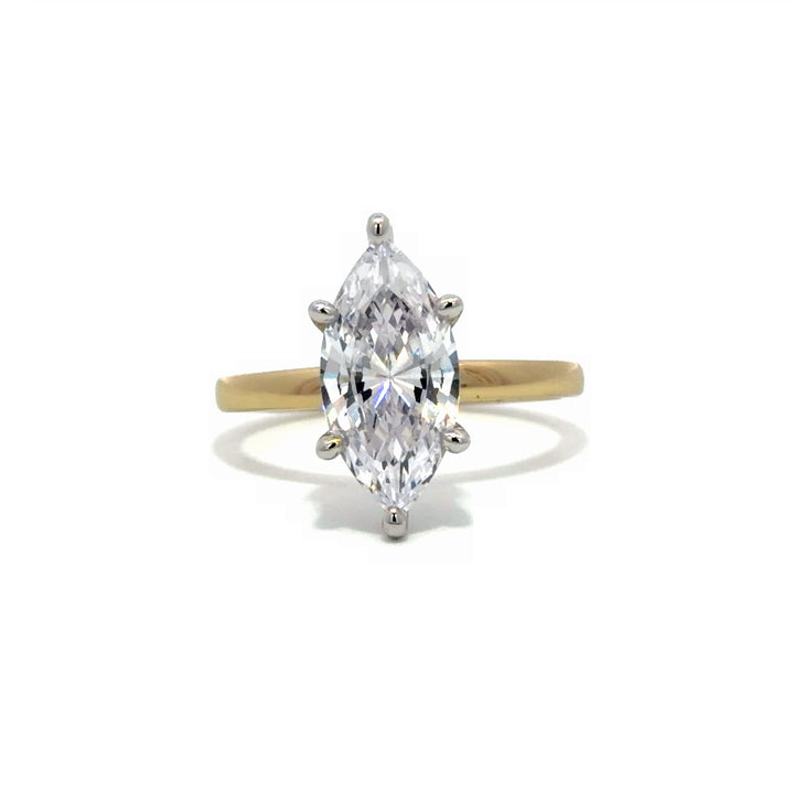 Solitaire Ring - Six Prong Claw Setting #13286 - Vena Nova | Calgary
