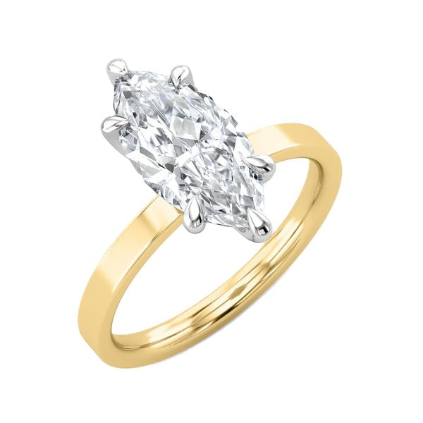 Solitaire Ring - Six Prong Claw Setting #13286 - Vena Nova | Calgary