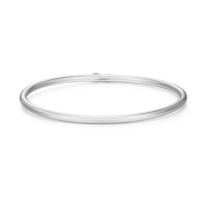 Sterling Silver with Rhodium - Bangle #13366