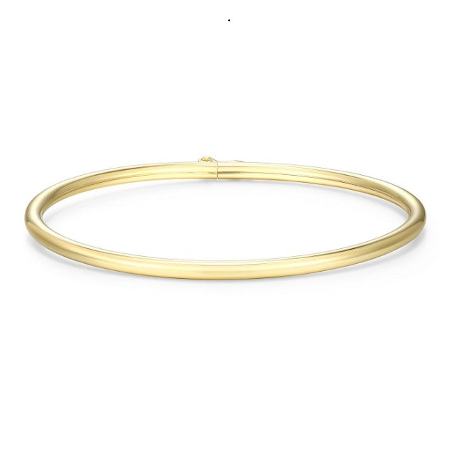 Sterling Silver with 18k Gold Finish - Bangle #13367