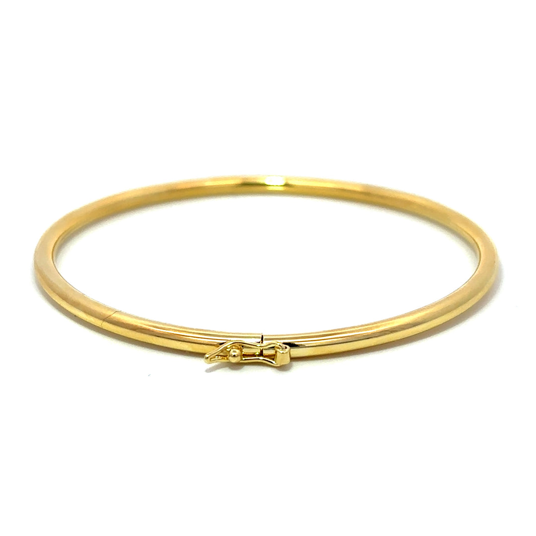 Sterling Silver with 18k Gold Finish - Bangle #13367