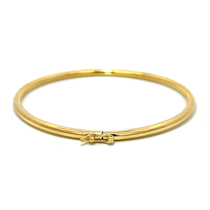 Sterling Silver with 18k Gold Finish - Bangle #13367