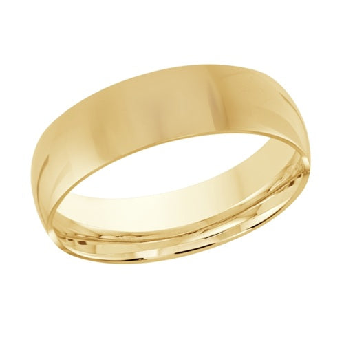 Classic Band - 10k Yellow Gold 7MM #13413