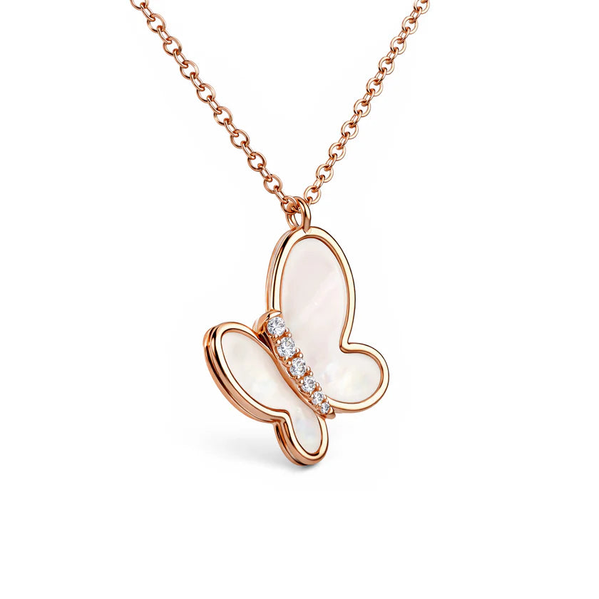 Flourishan "Whispering Garden" Necklace - 14k Rose Gold Vermeil #13138