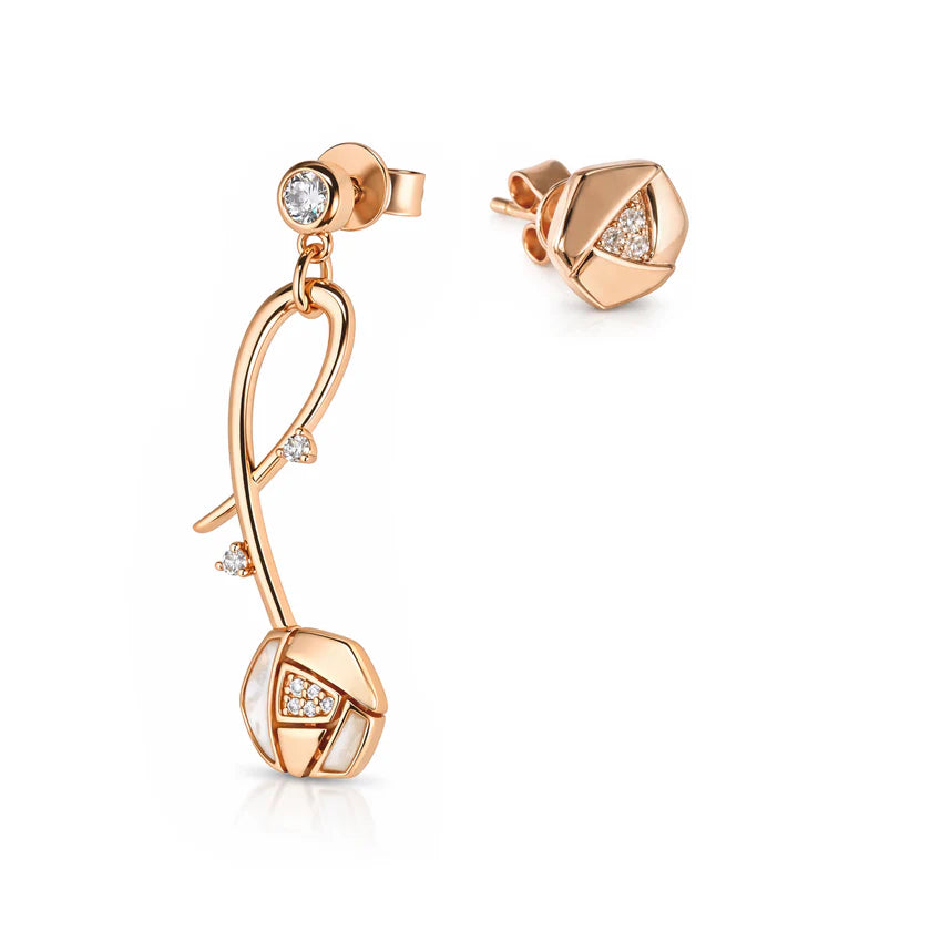 Flourishan "Whispering Garden" Earrings - 14k Rose Gold Vermeil #13141