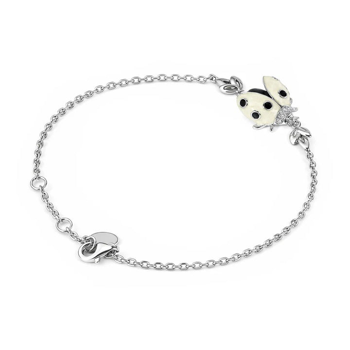 Flourishan "Whispering Garden" Bracelet - 14k White Gold Vermeil #13135