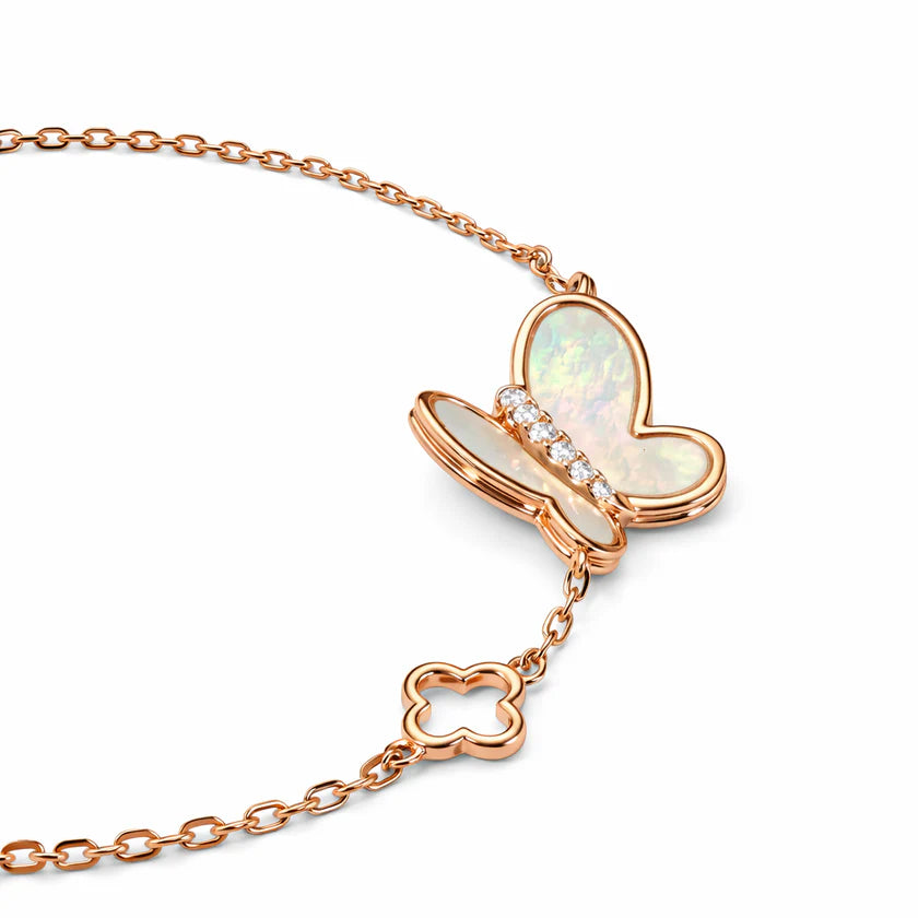 Flourishan "Whispering Garden" Bracelet - 14k Rose Gold Vermeil #13139