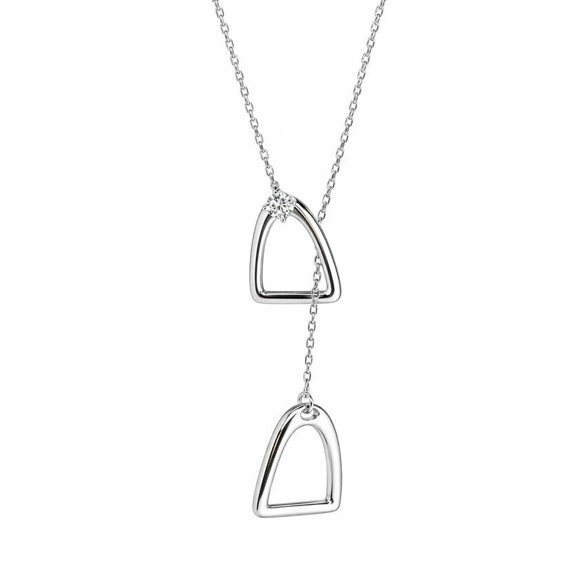 Flourishan "Lucky Hoof" Necklace - 14k White Gold Vermeil #13131