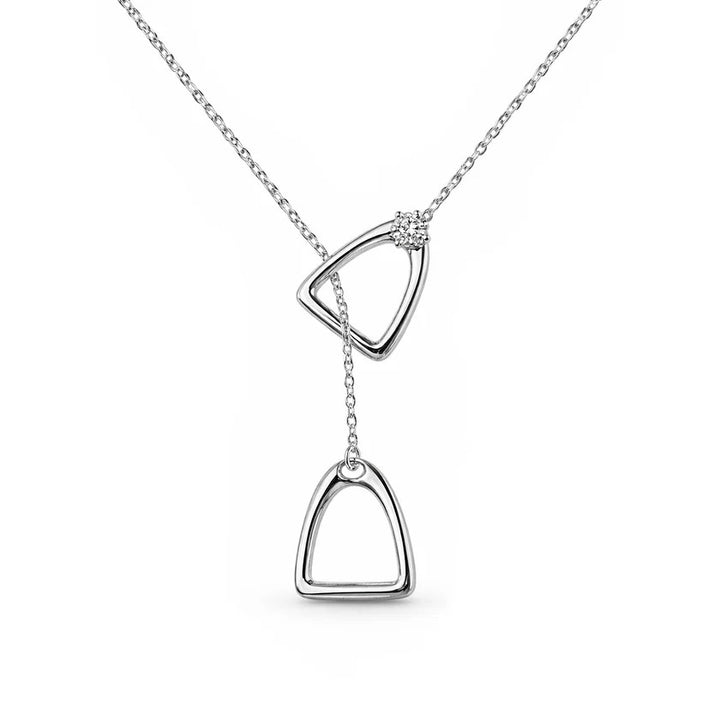 Flourishan "Lucky Hoof" Necklace - 14k White Gold Vermeil #13131