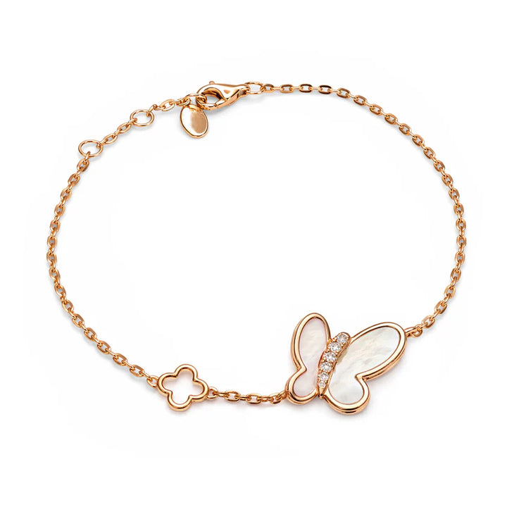 Flourishan "Whispering Garden" Bracelet - 14k Rose Gold Vermeil #13139