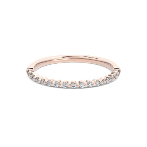 Bubble Anniversary Band - Gold Ring