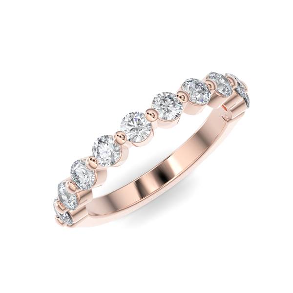 Bubble Anniversary Band - Gold Ring