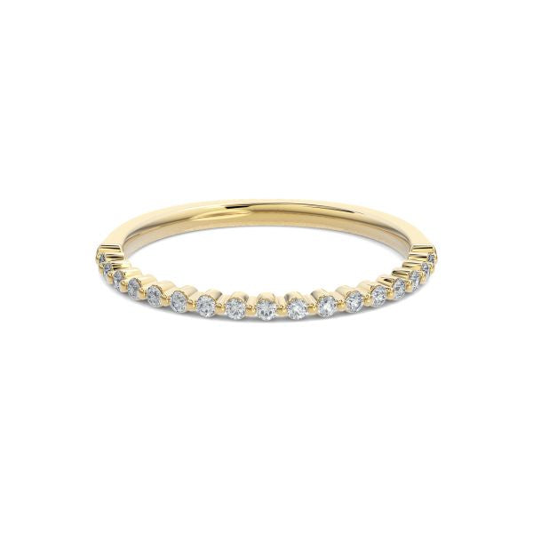 Bubble Anniversary Band - Gold Ring