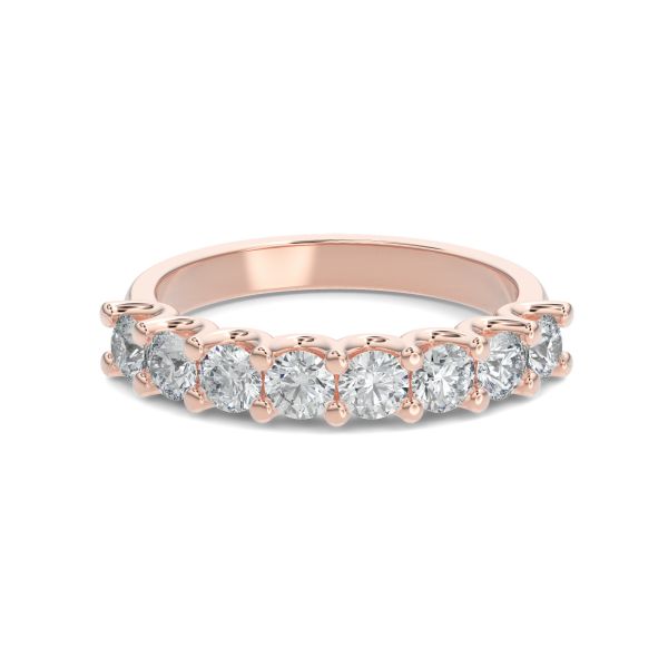 U-Shape Anniversary Band - Gold Ring