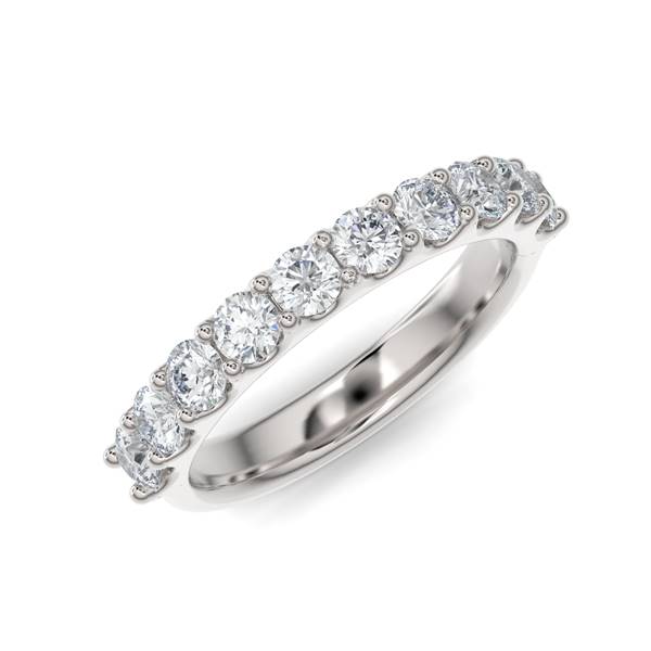 Scallop Anniversary Band - Gold Ring