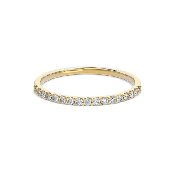 Scallop Anniversary Band - Gold Ring