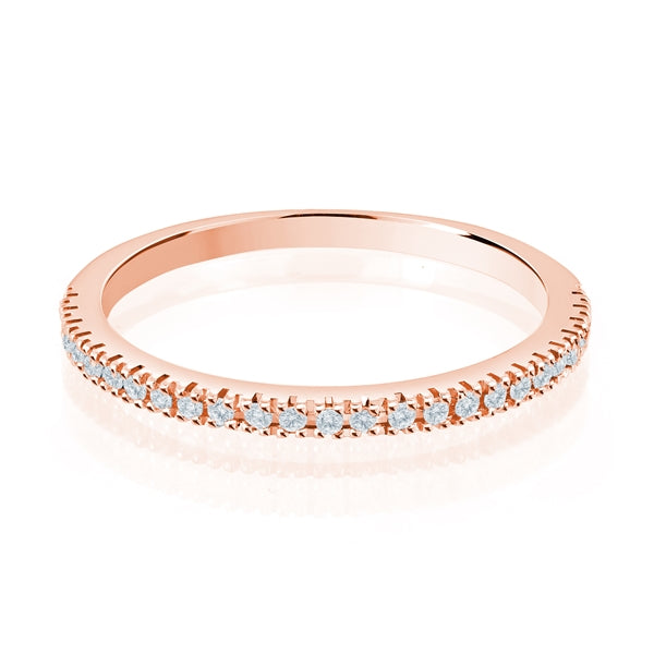 4-Prong Anniversary Band - Gold Ring