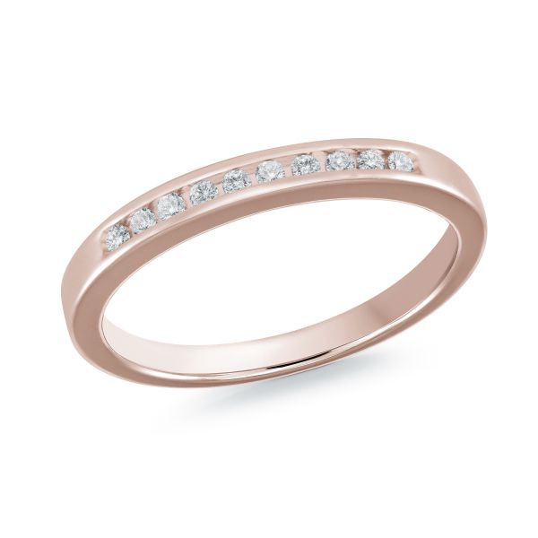 Channel Anniversary Band - Gold Ring