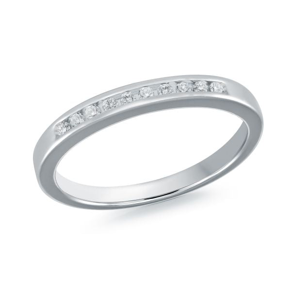 Channel Anniversary Band - Gold Ring
