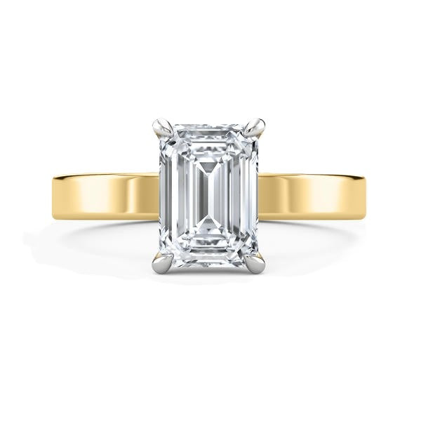 Wide Band Ring - Solitaire Setting #13266