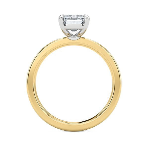 Wide Band Ring - Solitaire Setting #13266 - Vena Nova | Calgary