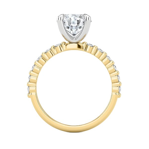 Bubble Band Ring - Four Prong Claw Setting #13271