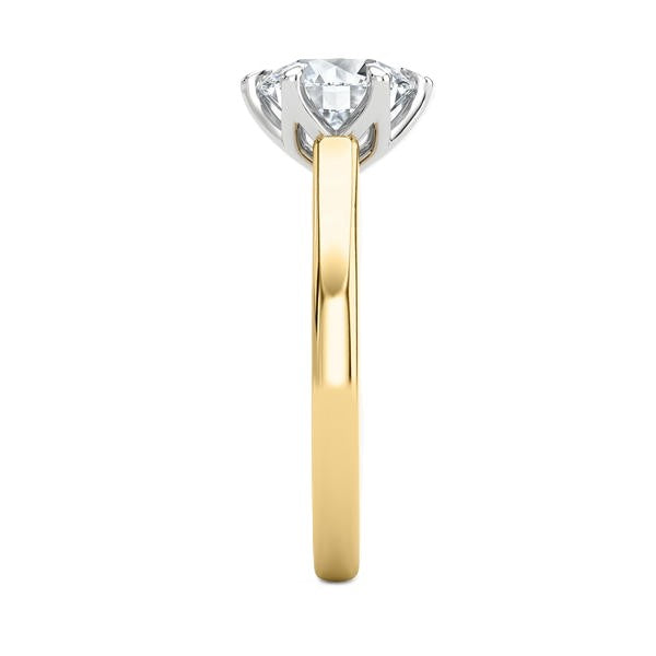 Bridge Diamond Ring - Six Prong Setting #13272