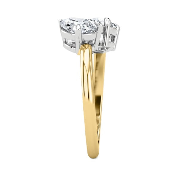 Solitaire Ring - Toi Et Moi Setting #13275