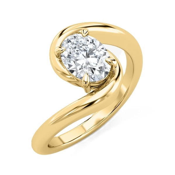 Bypass Ring - Solitaire Setting #13277
