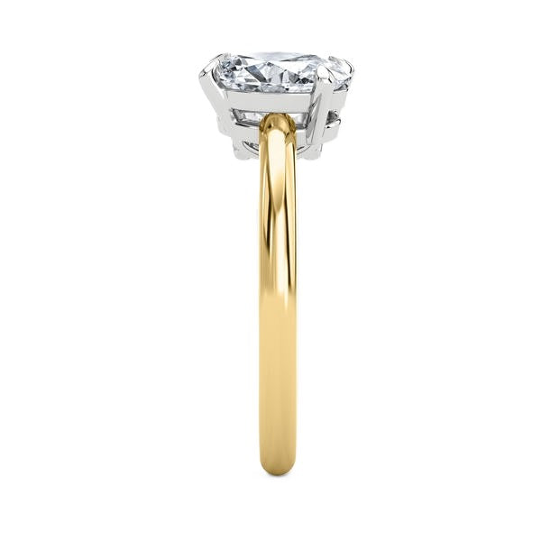 Solitaire Ring - Toi Et Moi Setting #13281