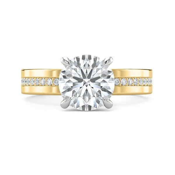 Wide Band Ring - Channel Setting #13282