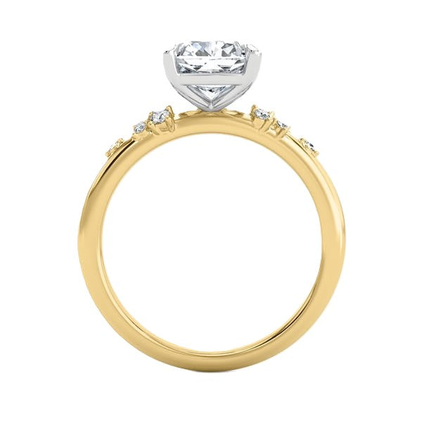 Pavé Ring - Floral Band Setting #13283