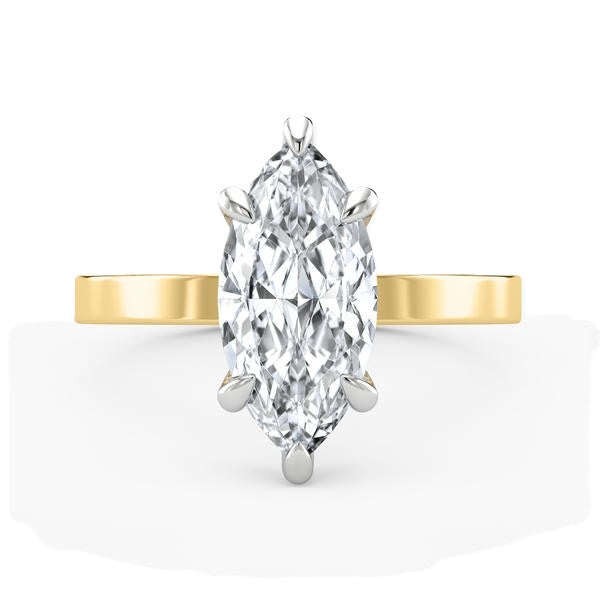 Solitaire Ring - Six Prong Claw Setting #13286