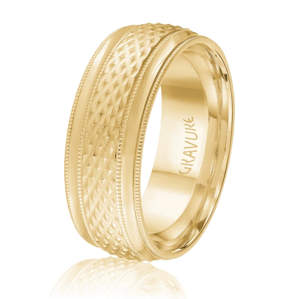Men's Gravure Ring - #13016