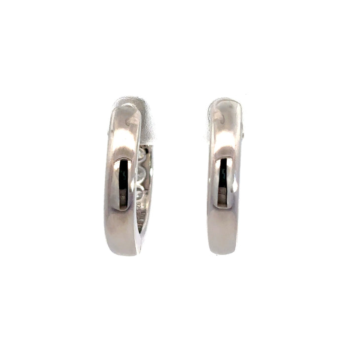 Platinum Infused Sterling Sliver - Hoop Earrings 1.50ctw #13322