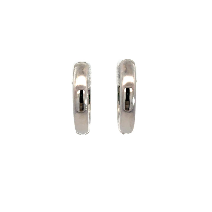 Platinum Infused Sterling Sliver - Hoop Earrings 0.50ctw #13325
