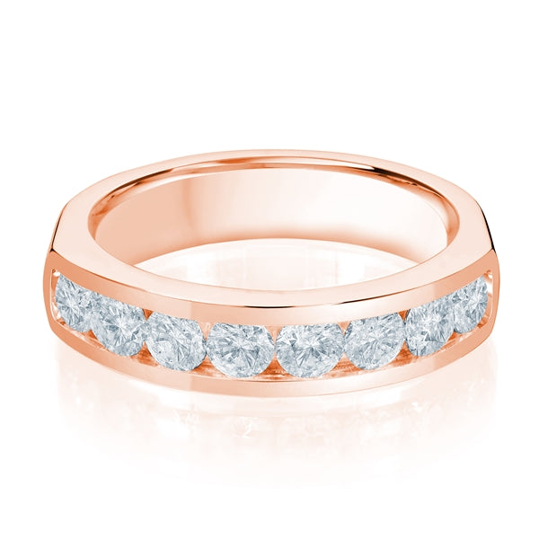 Channel Anniversary Band - Gold Ring