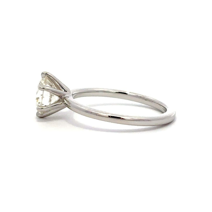 Solitaire Ring (Round) - 14k Gold