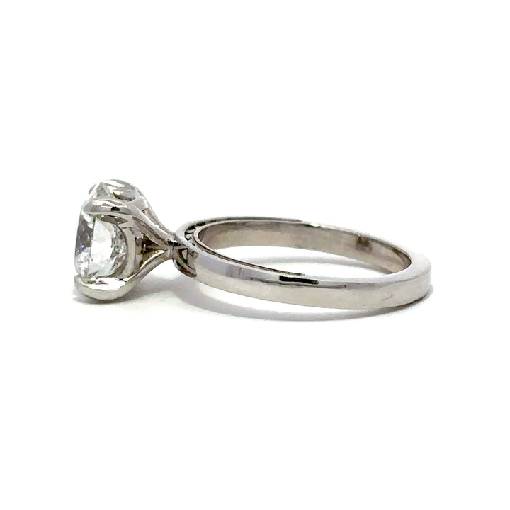 Statement Collection (Round) - 14k White Gold 2.75ct #12248
