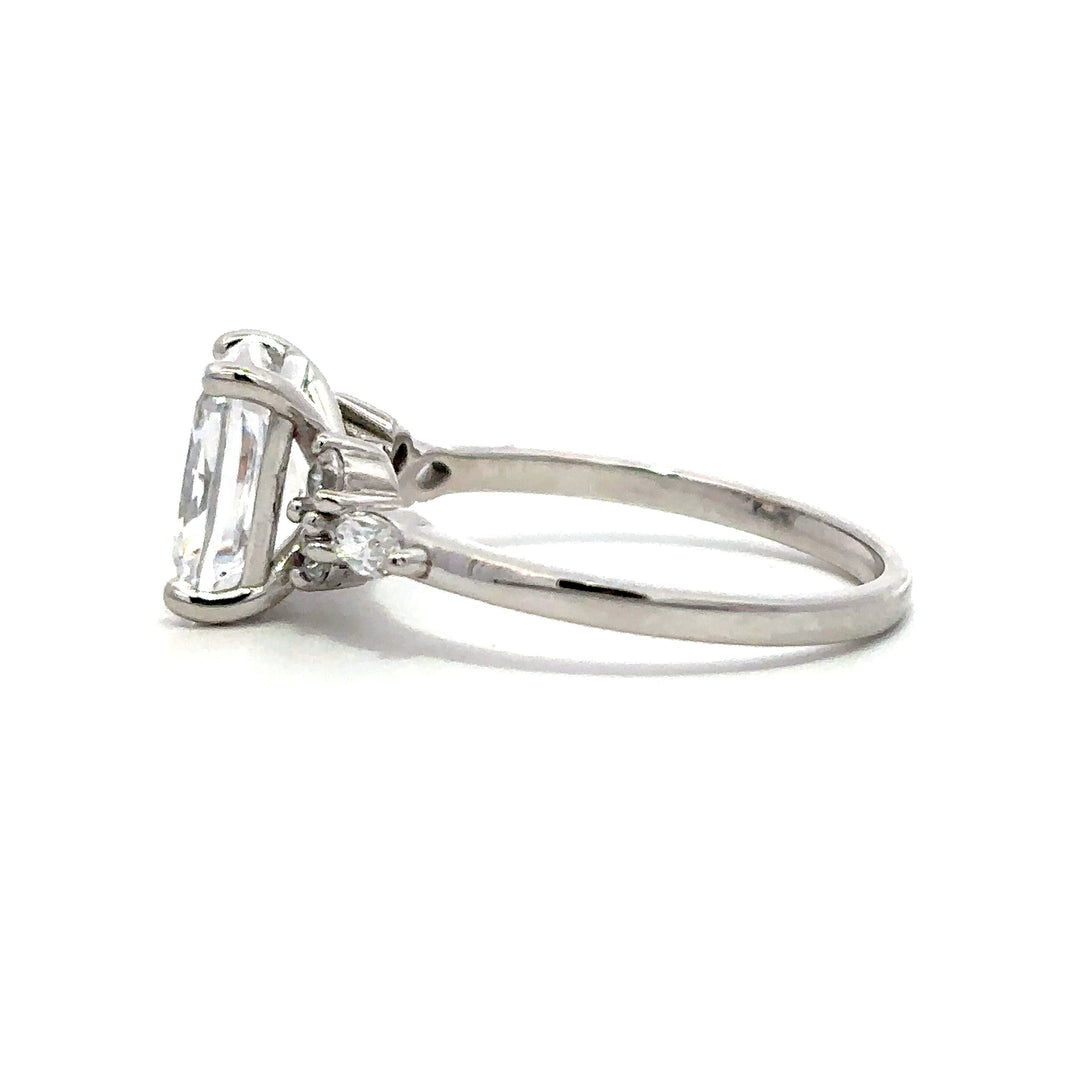 Pave Ring - Floral Band Setting #12867