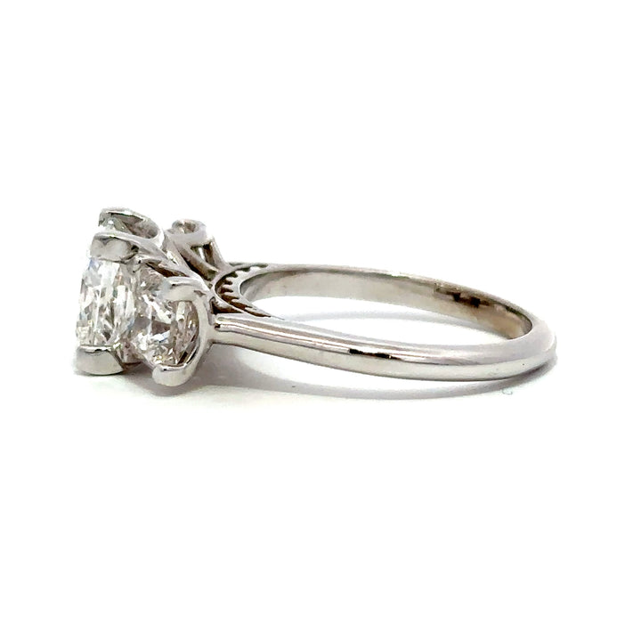 Statement Collection (Princess) - 14k White Gold 2.52ct #12252