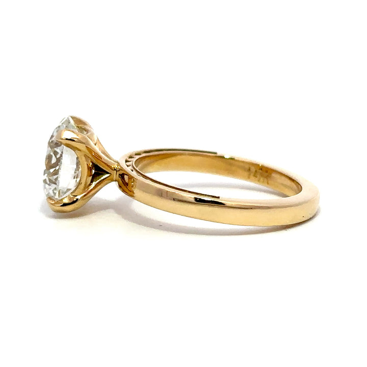 Statement Collection (Round) - 14k Yellow Gold 3.41ct #12247