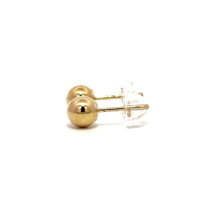 Ball Stud Earrings - 14k Yellow Gold